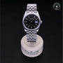 Rolex Certified Pre-owned Datejust M126200-0003 front on black background