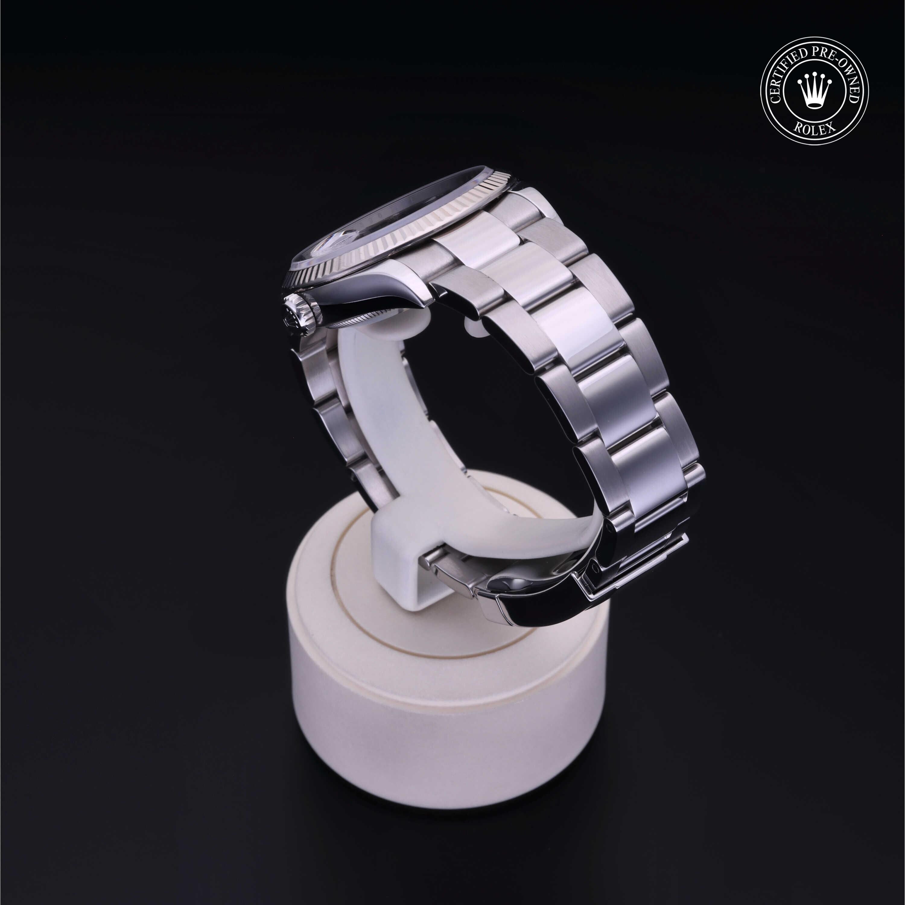 Rolex CPO Datejust M126234 front on white background