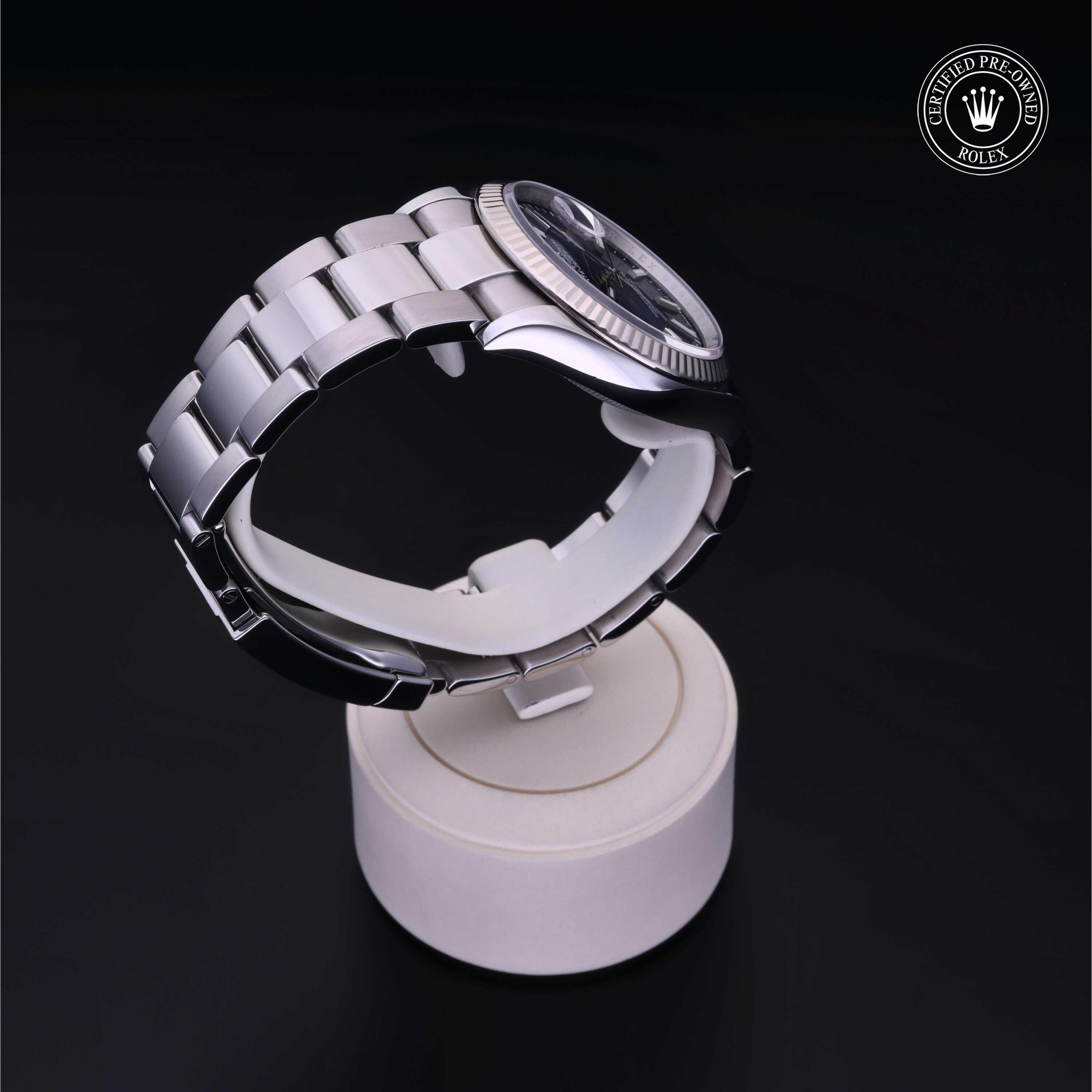 Rolex CPO Datejust M126234 front on white background