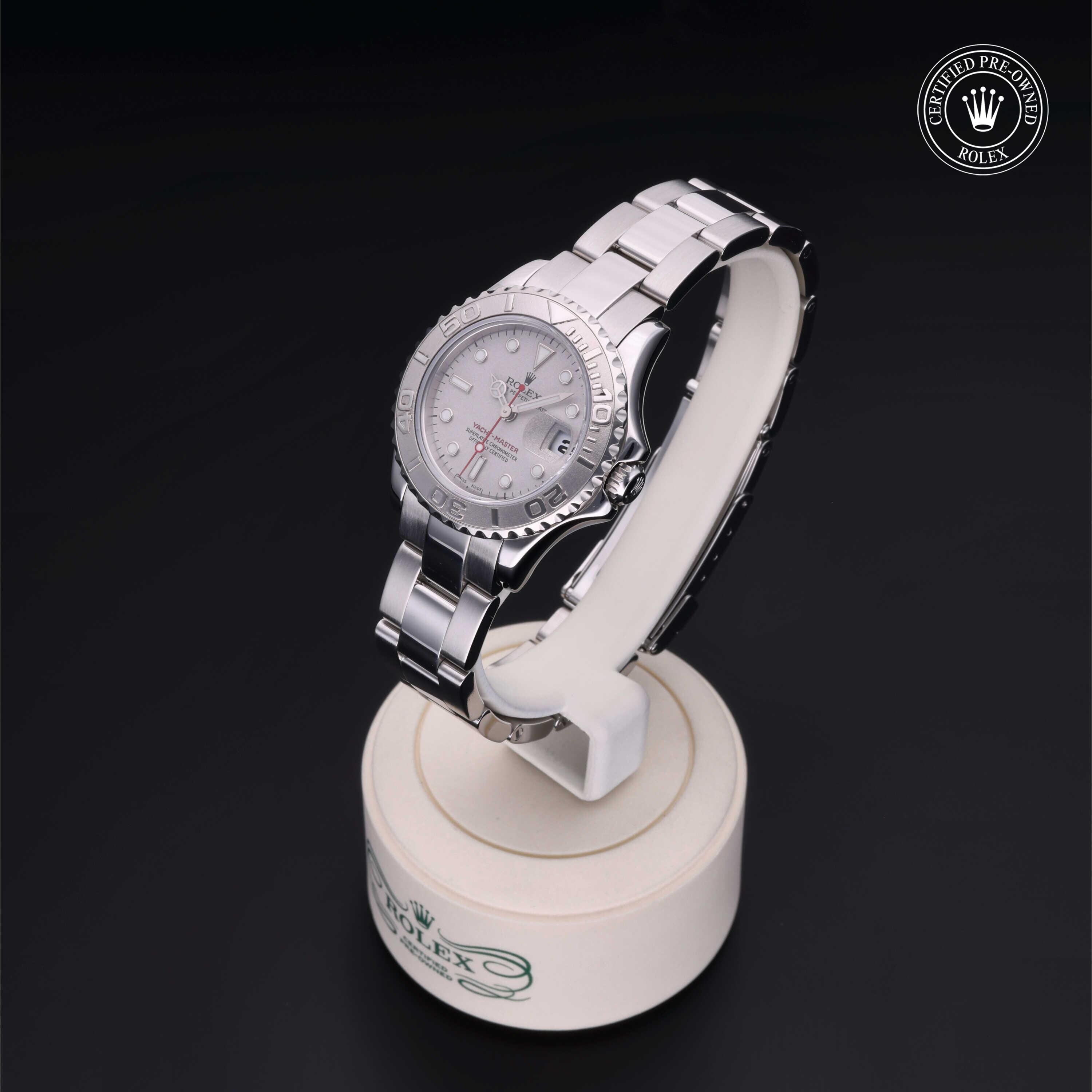 Rolex CPO Yacht-Master M169622 front on white background