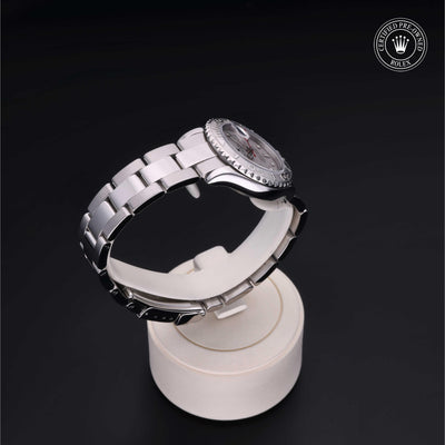 Rolex CPO Yacht-Master M169622 front on white background