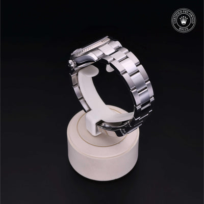 Rolex Certified Pre-owned Lady Datejust M178274-0038 front on black background