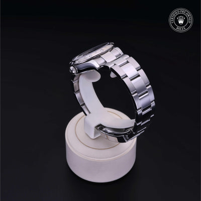 Rolex Certified Pre-owned Lady Datejust M178344-0016 front on black background