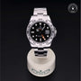 Rolex Certified Pre-owned Explorer M216570-0002 front on black background