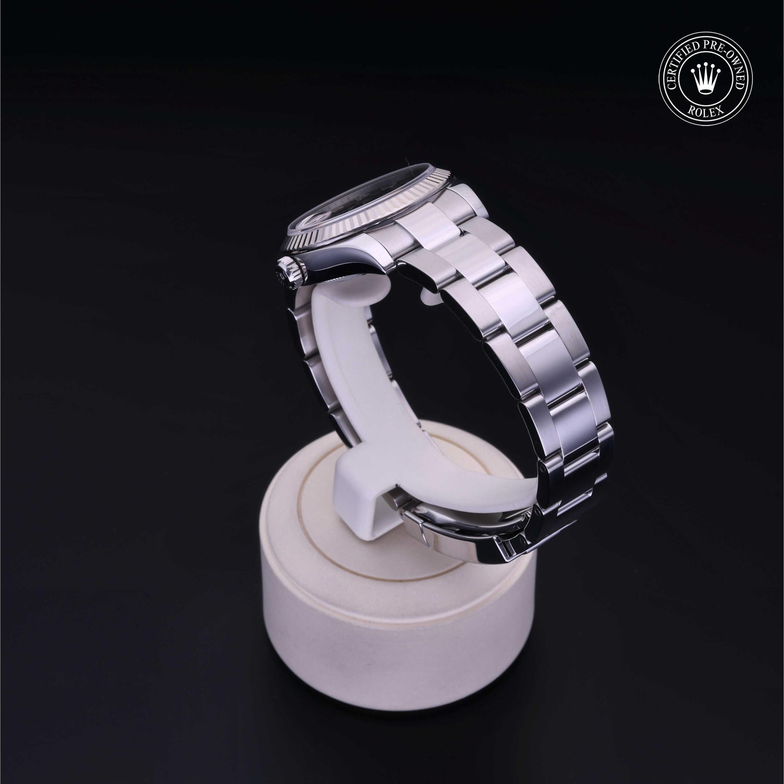 Rolex CPO Lady Datejust M178274 front on white background