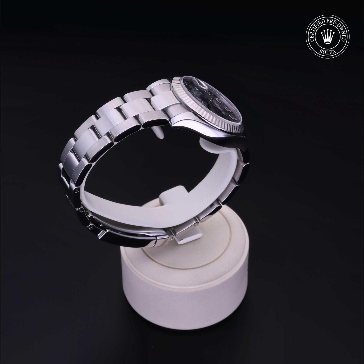 Rolex CPO Lady Datejust M178274 front on white background