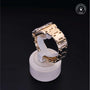 Rolex Certified Pre-owned Pearlmaster M81318-0007 front on black background