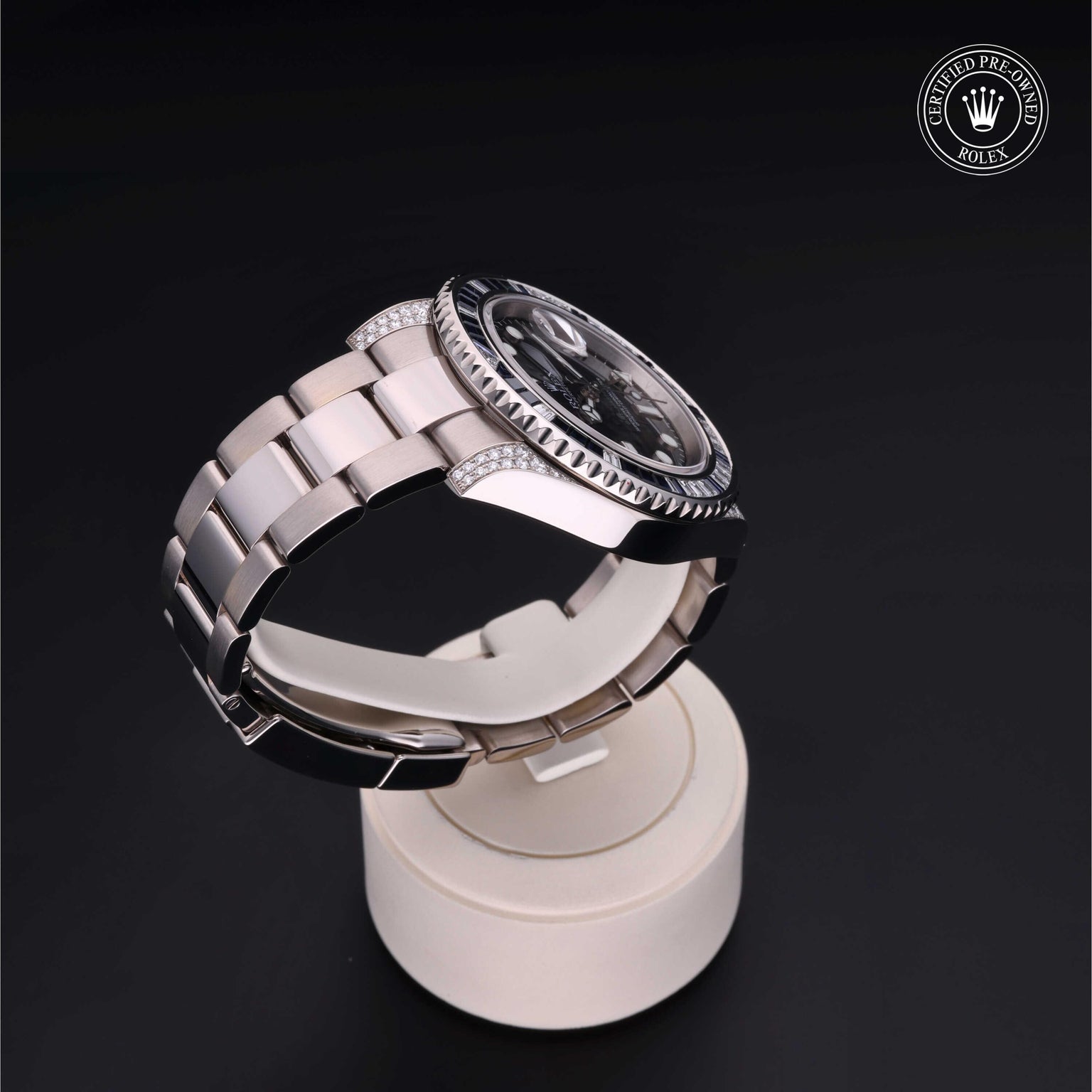 Rolex CPO GMT M116759SA front on white background