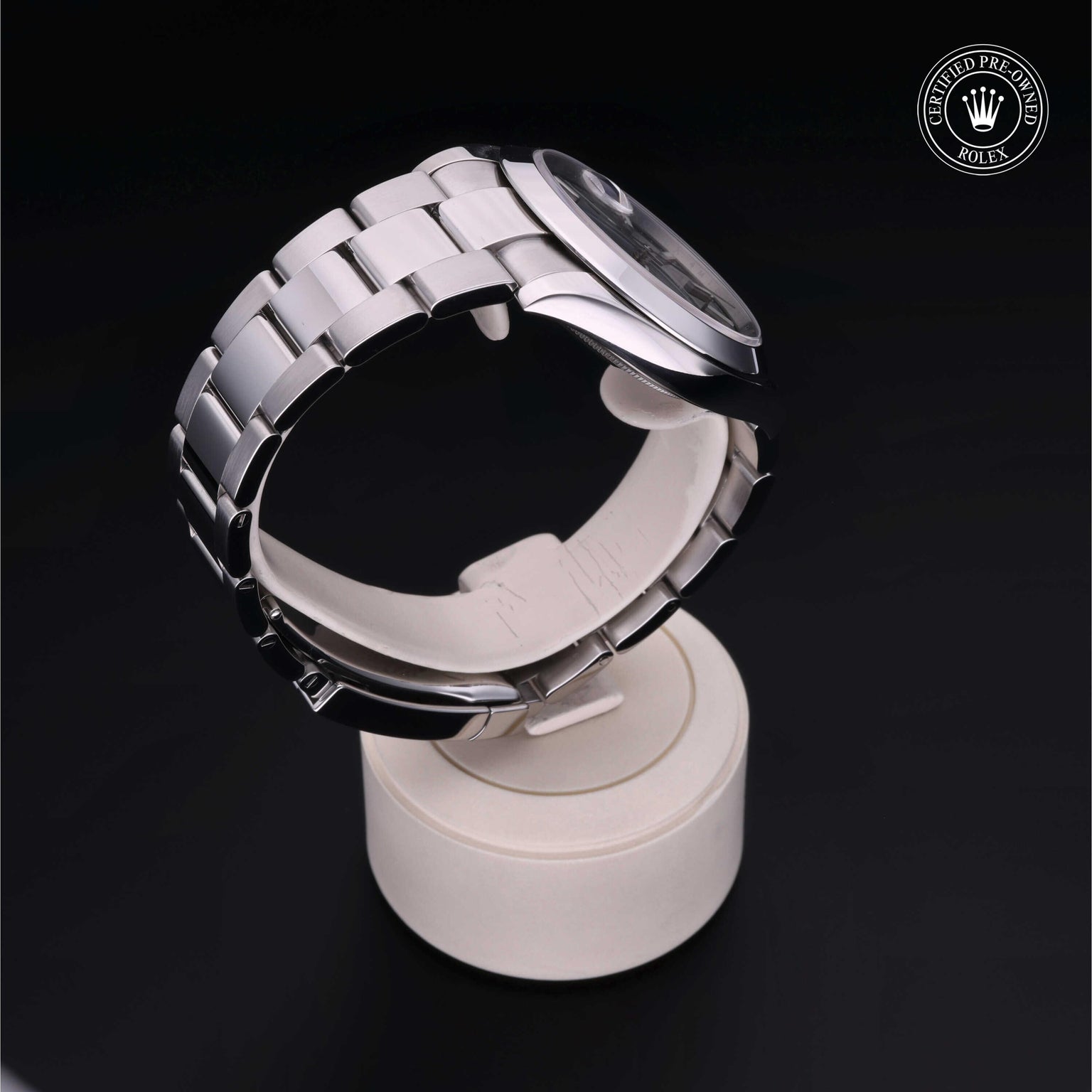 Rolex CPO Datejust M126300 front on white background