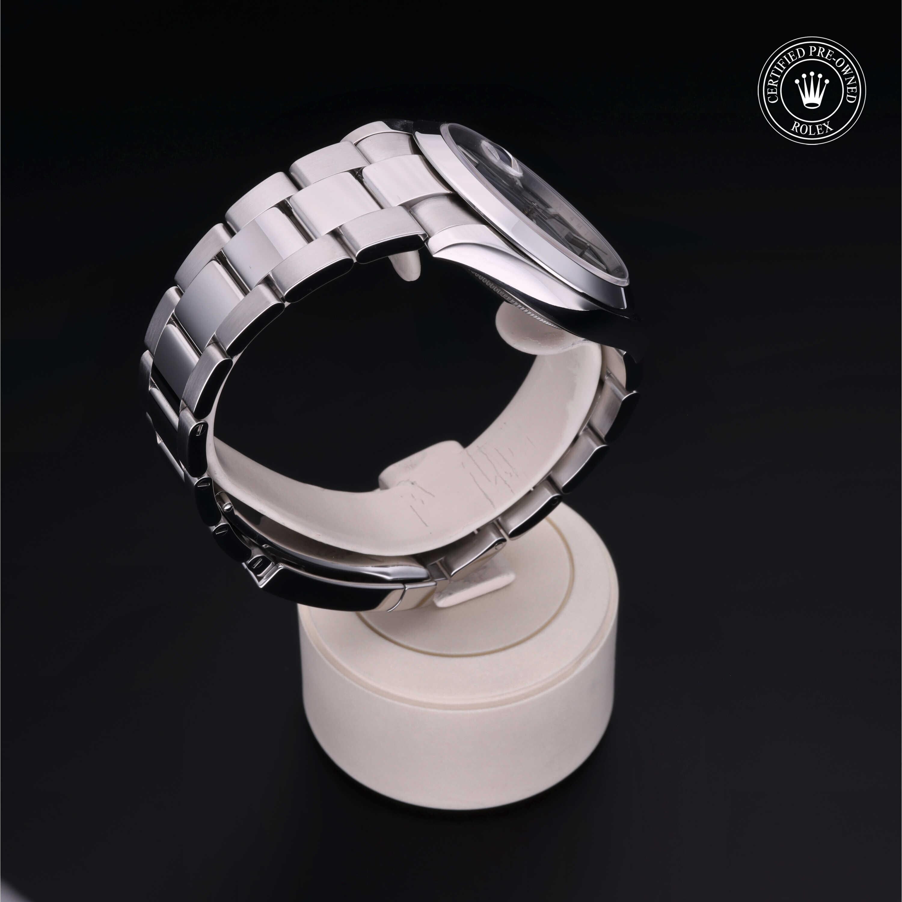 Rolex CPO Datejust M126300 front on white background