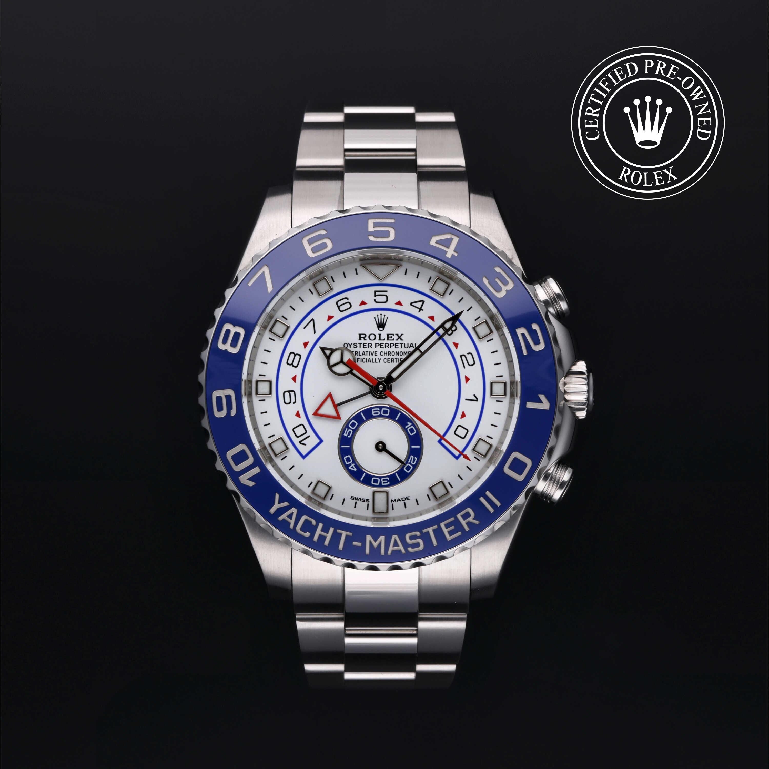 Rolex CPO Yacht-Master M116680 front on white background