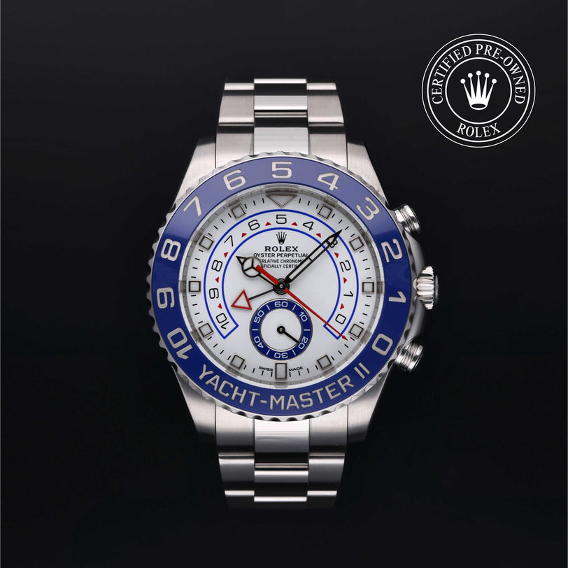 Rolex CPO Yacht-Master M116680 front on white background