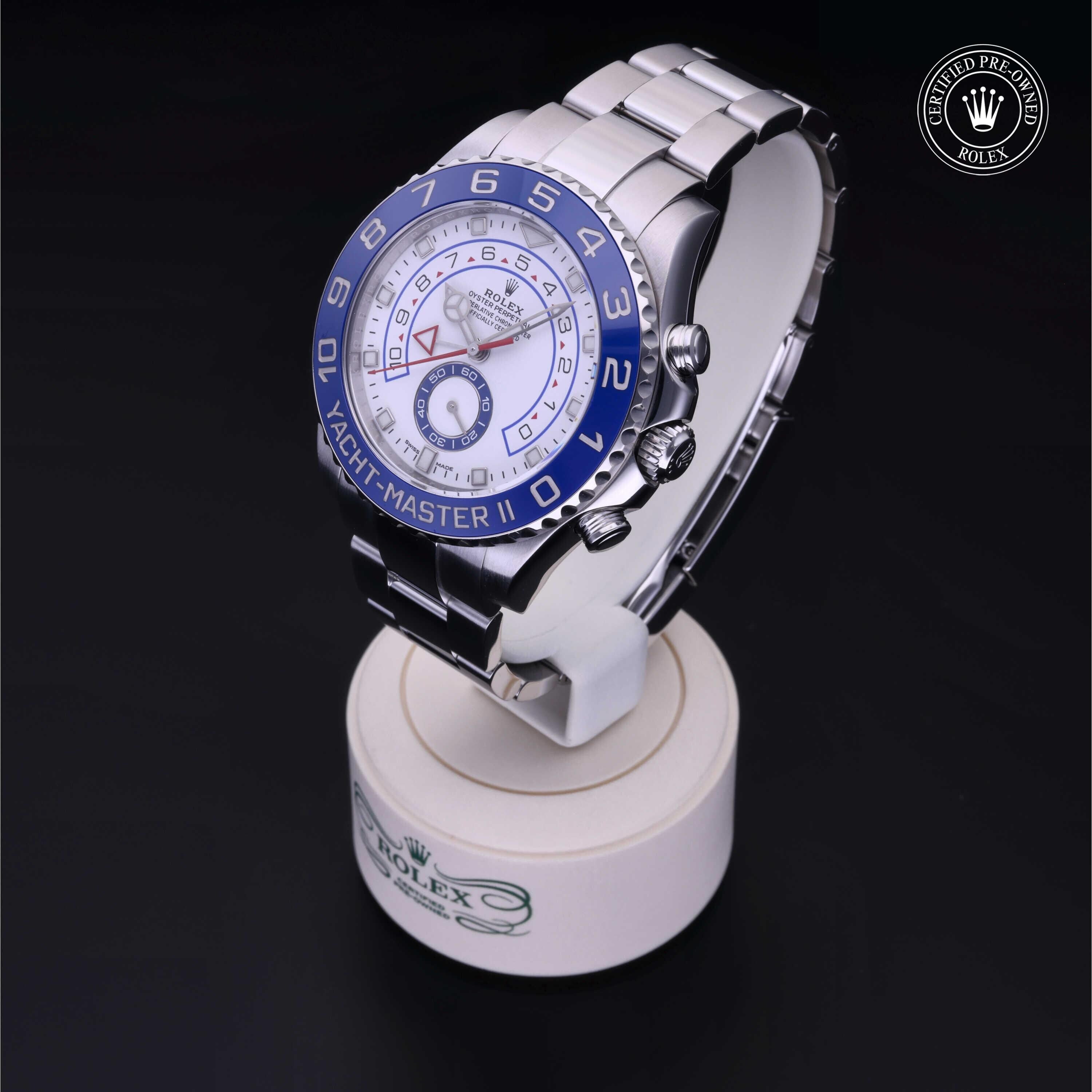 Rolex CPO Yacht-Master M116680 front on white background