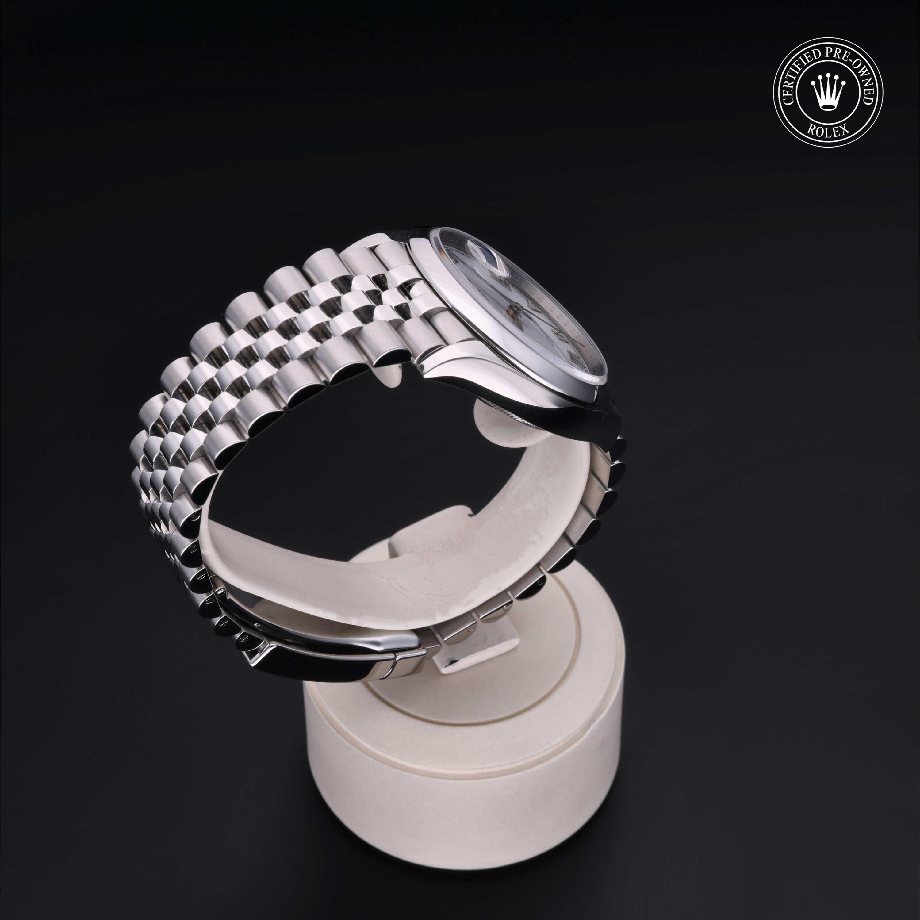 Rolex CPO Datejust M126200 front on white background