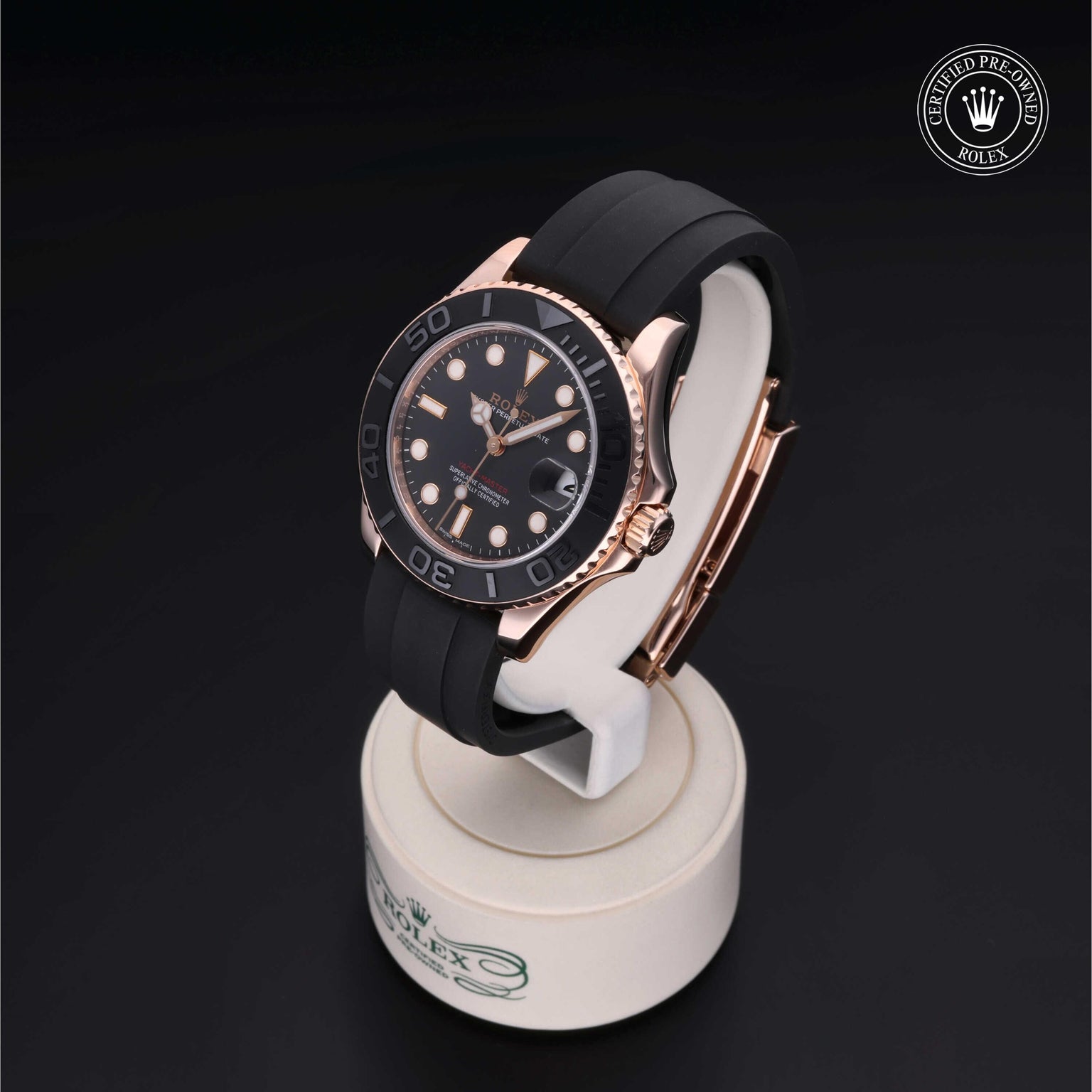 Rolex CPO Yacht-Master M268655 front on white background