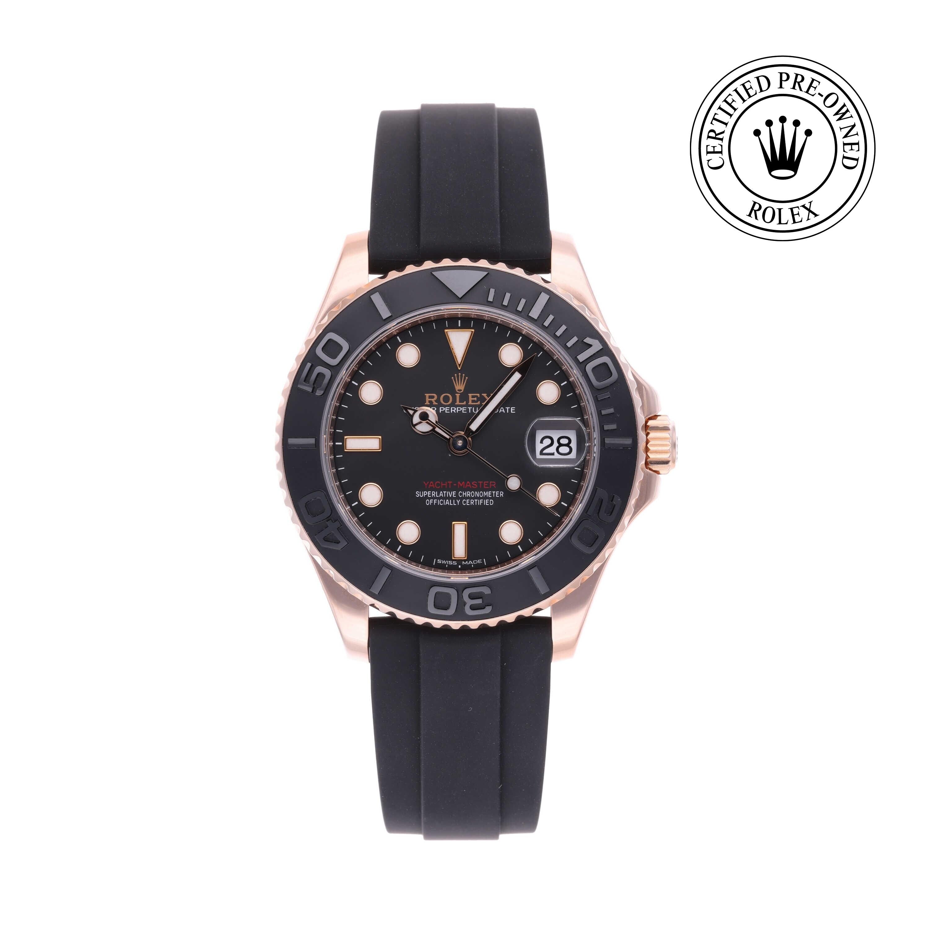 Rolex CPO Yacht-Master M268655 front on white background