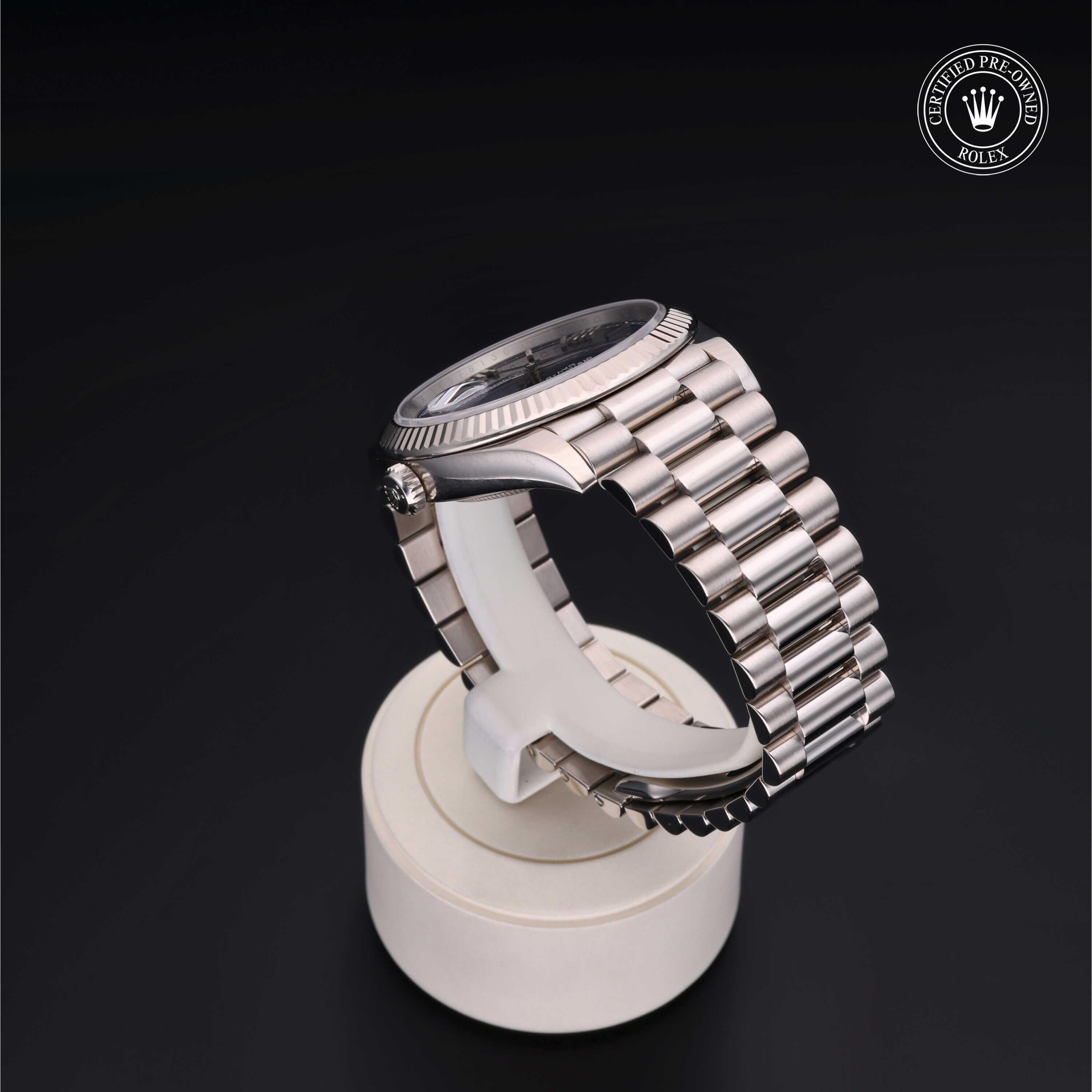 Rolex CPO Day-date M228239 front on white background