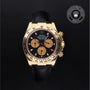 Rolex Certified Pre-owned Daytona M116518-0037 front on black background