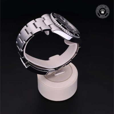 Rolex CPO Submariner M116610LN front on white background