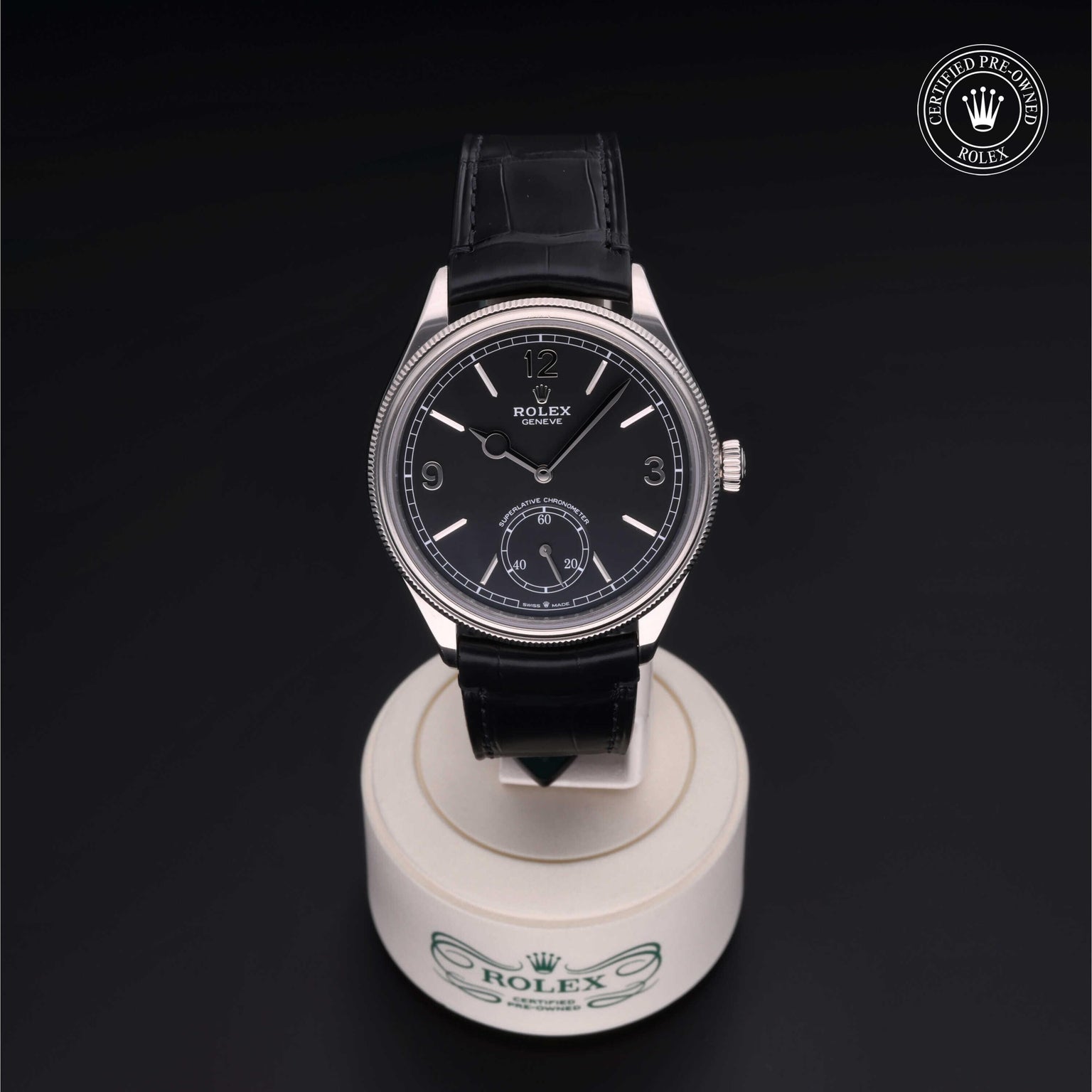 Rolex CPO Perpetual 1908 M52509 front on white background