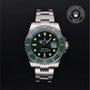 Rolex CPO Submariner M116610LV front on white background