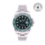 Rolex CPO Submariner M116610LV front on white background
