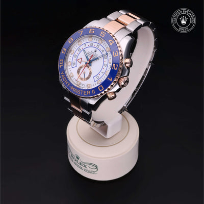 Rolex CPO Yacht-Master M116681 front on white background