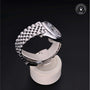 Rolex Certified Pre-owned Datejust M126200-0007 front on black background