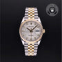 Rolex Certified Pre-owned Datejust M126233-0027 front on black background
