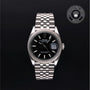 Rolex Certified Pre-owned Datejust M126234-0015 front on black background