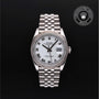 Rolex Certified Pre-owned Datejust M126234-0025 front on black background