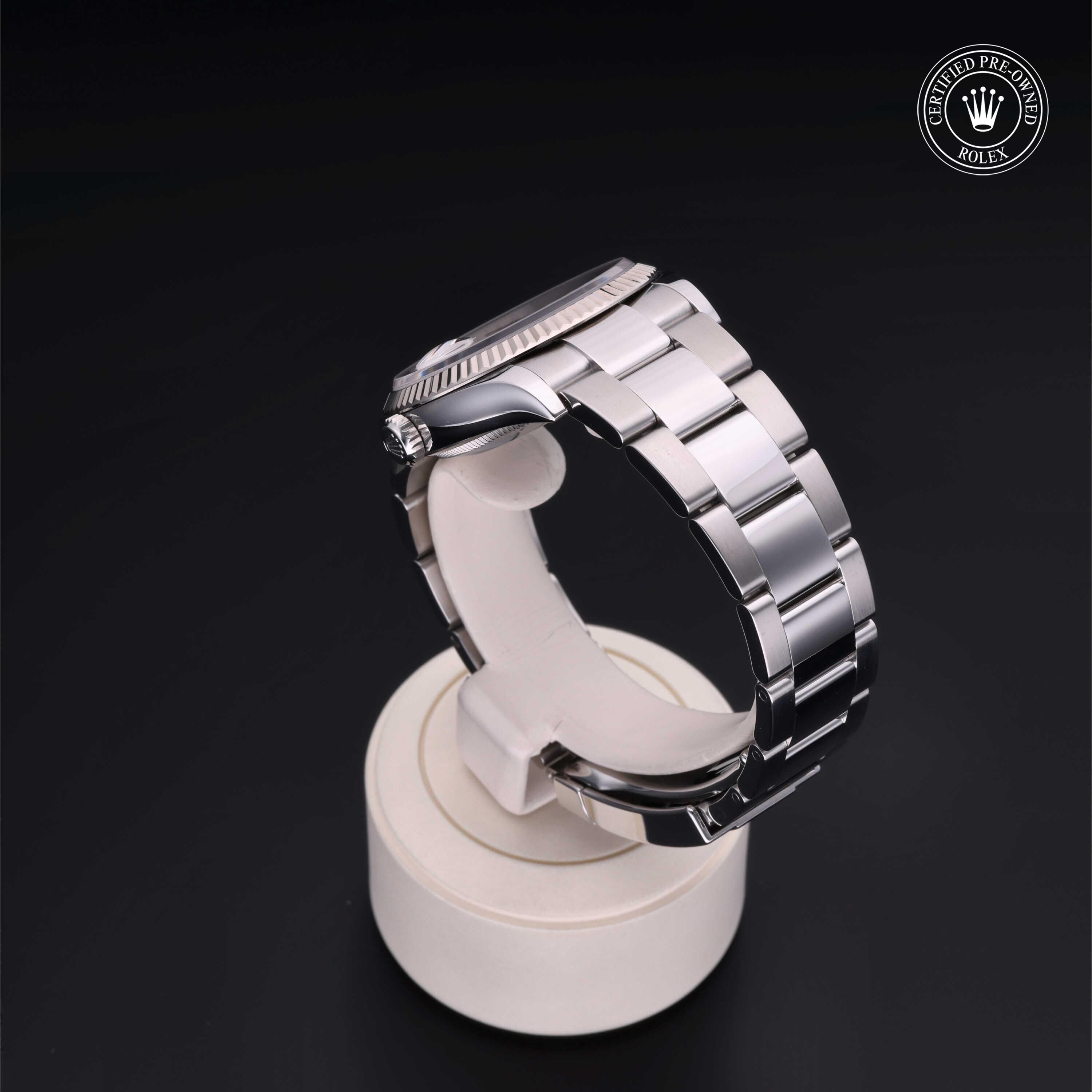Rolex CPO Datejust M126234 front on white background
