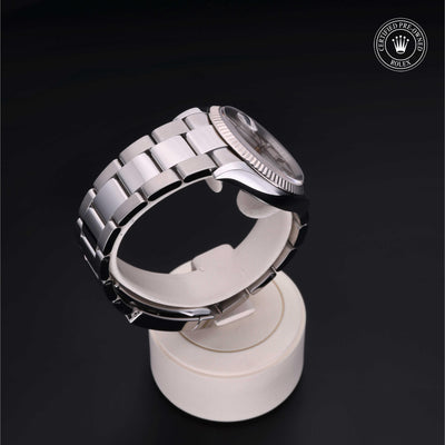 Rolex CPO Datejust M126234 front on white background