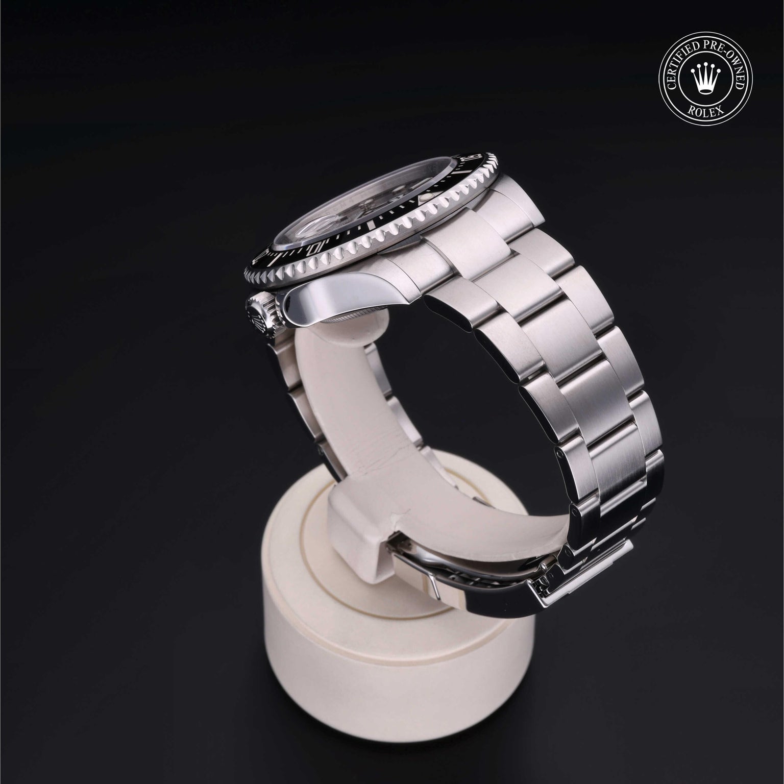 Rolex CPO Sea-Dweller M126600 front on white background