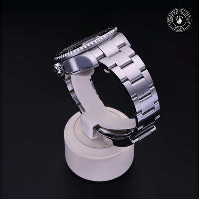 Rolex Certified Pre-owned Sea-Dweller M126660-0002 front on black background