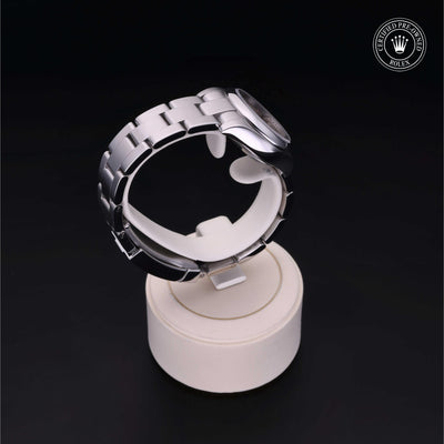 Rolex CPO Oyster Perpetual M176200 front on white background
