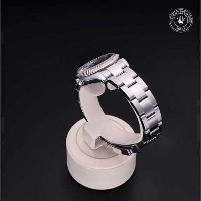 Rolex CPO Lady Datejust M178274 front on white background