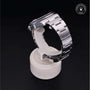 Rolex Certified Pre-owned Explorer M216570-0002 front on black background