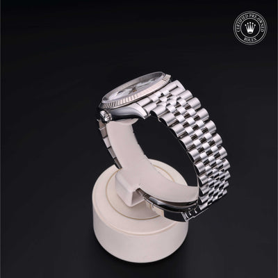 Rolex CPO Datejust M126234 front on white background