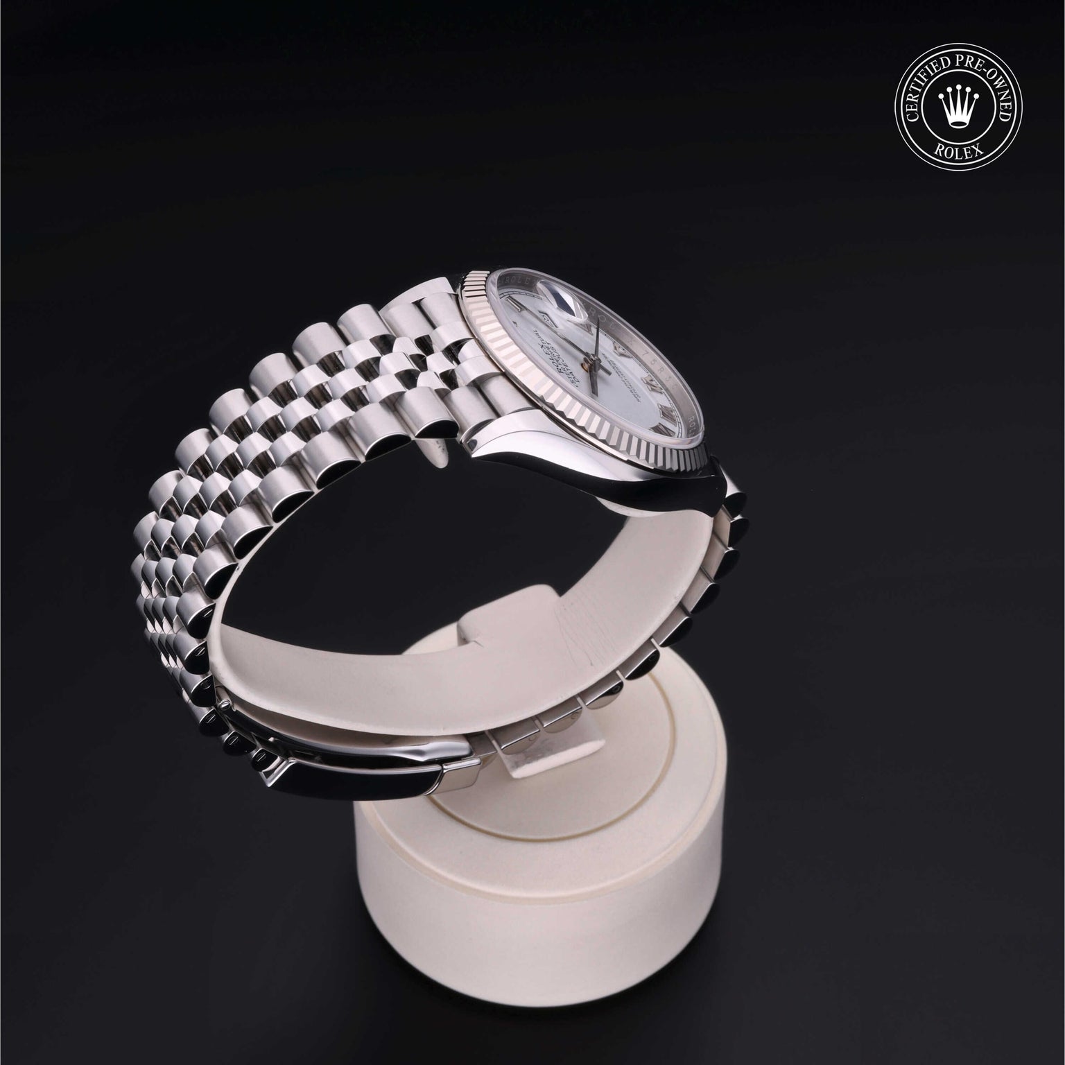 Rolex CPO Datejust M126234 front on white background