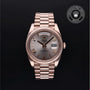 Rolex Certified Pre-owned Day-date M228235-0001 front on black background