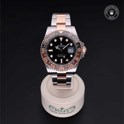 Rolex CPO GMT M126711CHNR front on white background