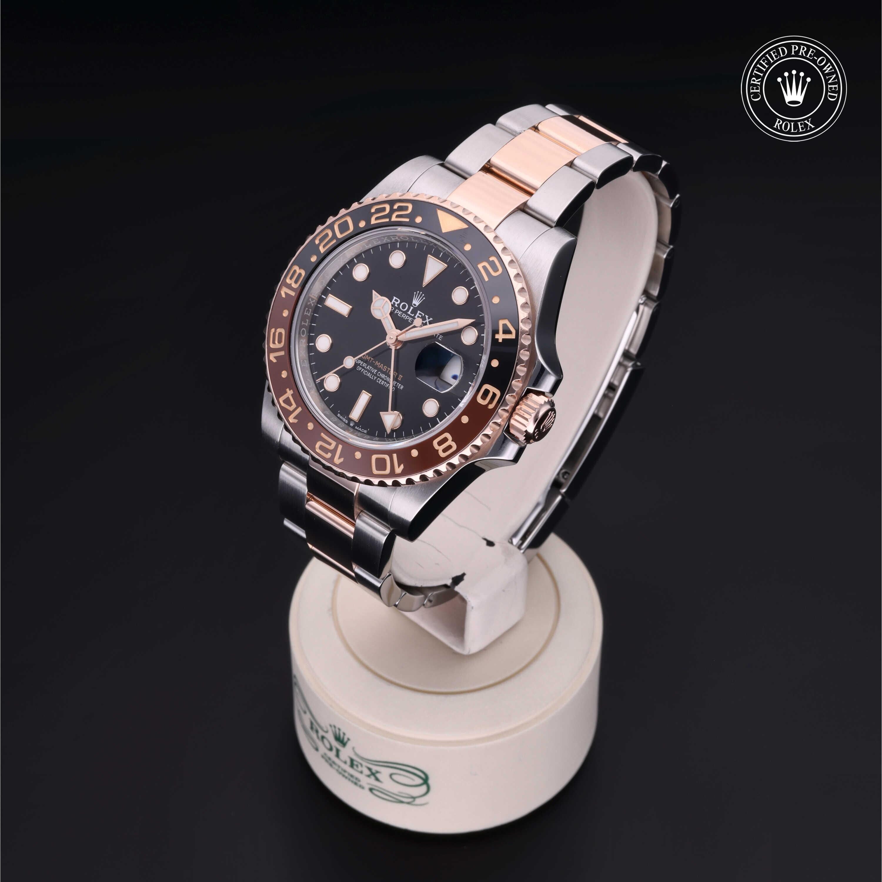 Rolex CPO GMT M126711CHNR front on white background