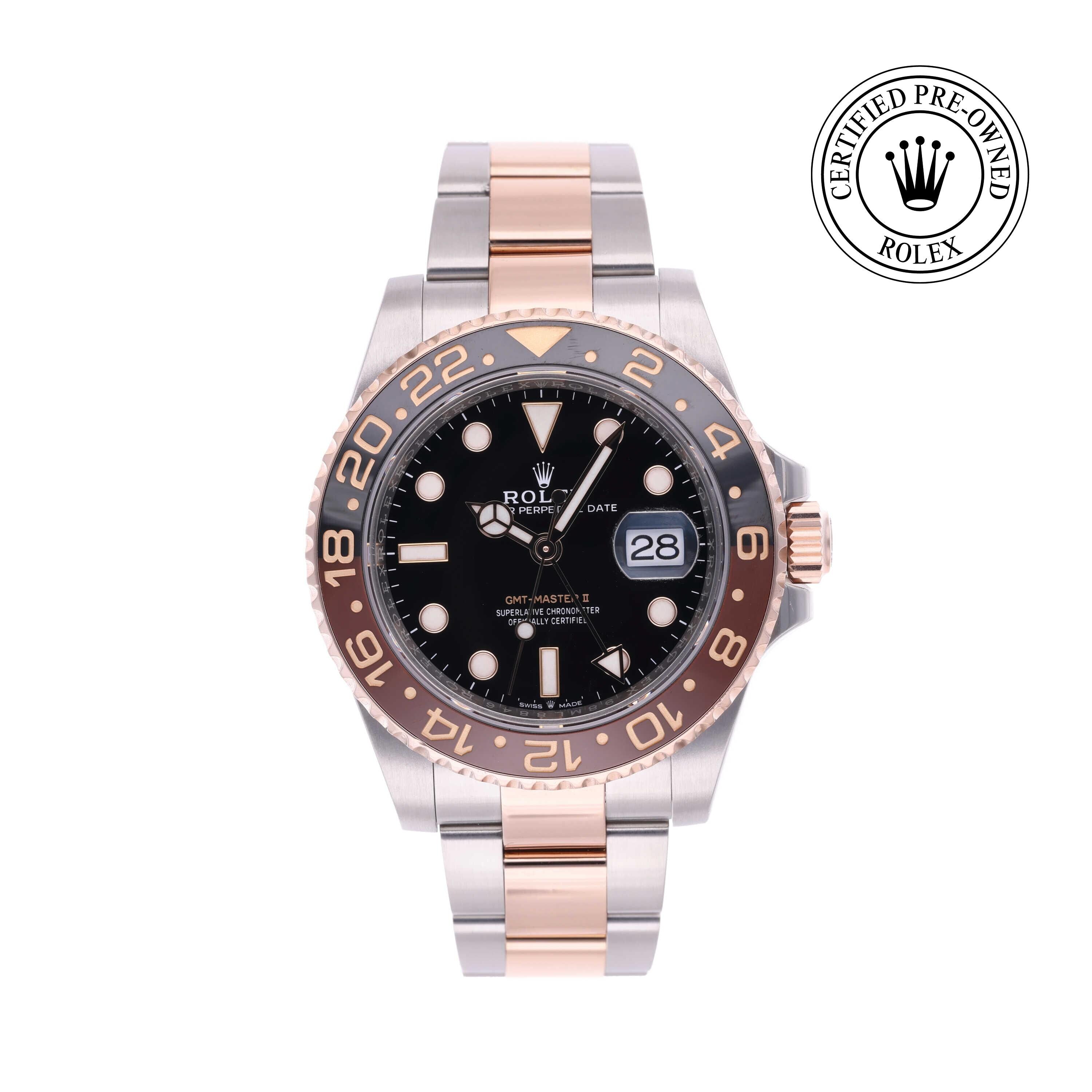 Rolex CPO GMT M126711CHNR front on white background