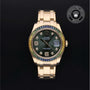 Rolex Certified Pre-owned Pearlmaster M86348SABLV-0003 front on black background