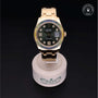 Rolex Certified Pre-owned Pearlmaster M86348SABLV-0003 front on black background