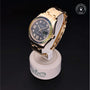 Rolex Certified Pre-owned Pearlmaster M86348SABLV-0003 front on black background