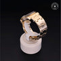 Rolex Certified Pre-owned Pearlmaster M86348SABLV-0003 front on black background