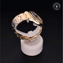 Rolex Certified Pre-owned Pearlmaster M86348SABLV-0003 front on black background