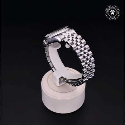 Rolex Certified Pre-owned Lady Datejust M178240-0005 front on black background